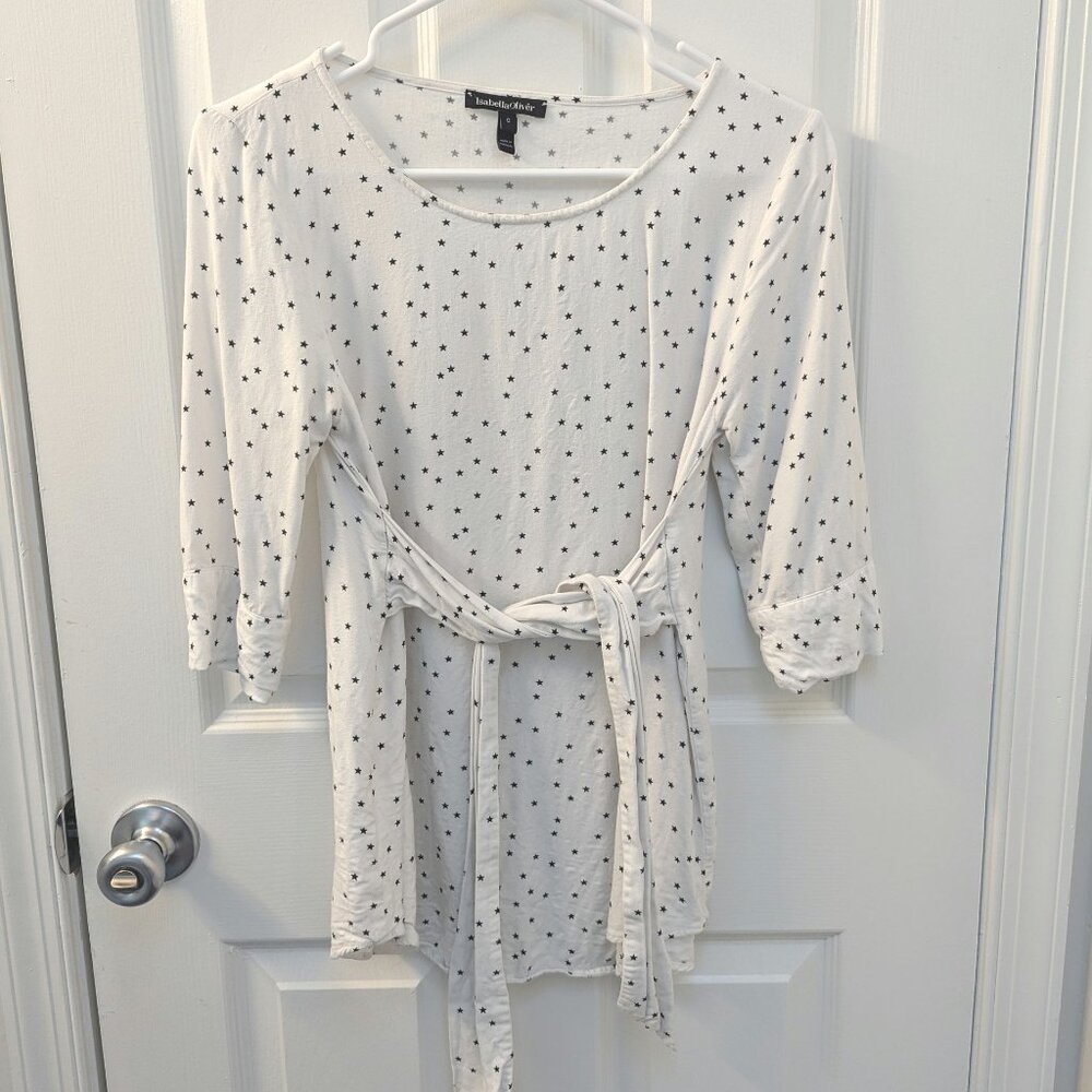 Isabella Oliver star print maternity top size 0
